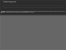 Tablet Screenshot of hellocraig.com
